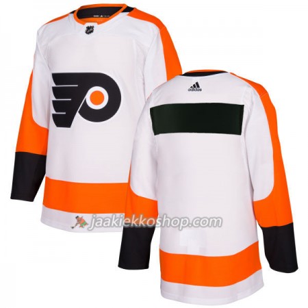 Miehille NHL Philadelphia Flyers Pelipaita Blank Adidas 2017-2018 Valkoinen Authentic